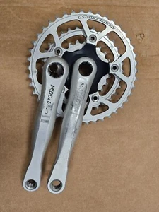 Middleburn Crankset 44 34 24 Chainrings Retro MTB 175mm Retro - Imagen 1 de 8