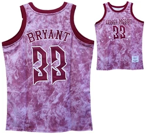 New Kobe Bryant Lower high school Headgear Classics Embroidered Jersey RJRSY-35 - Picture 1 of 5