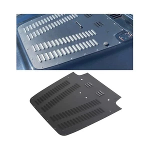 ECOTRIC Hood Louver Compatible with 1997-2002 Jeep Wrangler TJ Black Powder C... - Picture 1 of 7