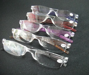 Flexible Slim Rimless Men Women Reading Glasses Readers Spectacles Eyeglass New - Picture 1 of 8