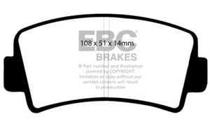 Pastillas de freno delanteras EBC Ultimax para Isuzu 117 Coupe 1.6 (68 > 71) - Imagen 1 de 1