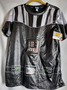 New Star Wars Darth Vader Costume TShirt, Boys size L XL molded controls Disney - Picture 1 of 8