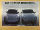 1992 Porsche 968 Coupe & 959 vintage print Ad