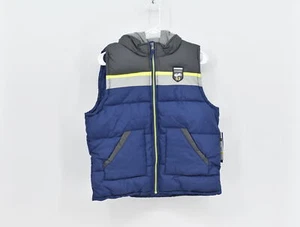 Youth Boy's iXtreme Colorblock Hooded Vest, Navy Blue, Size 14/16 - Picture 1 of 5