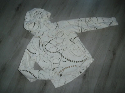 ALIFE & KICKIN Jacke Windbreaker zu Shirt Jeans Hose Damen Weiß Sterne Gr. S 36 - Bild 1 von 4