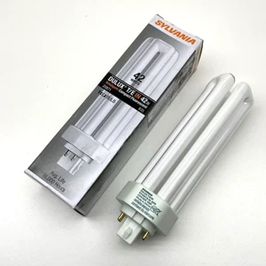 (6-Pack) Sylvania CF42DT/E/IN/835/ECO Fluorescent 42W Light Bulb 3500K GX24q-4 - Picture 1 of 9