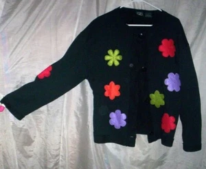 LIGHTHOUSE APPAREL BRAND JACKET EMBELLISHED WITH APPLIQUES SIZE LARGE - Picture 1 of 1