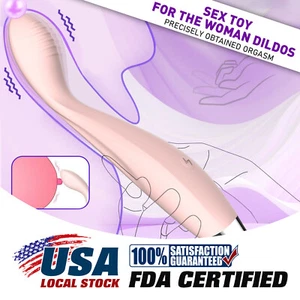 Clitoral G Spot Powerful Rose Vibrator Softer&Flexible Sex Toy for Women Couples - Picture 1 of 13