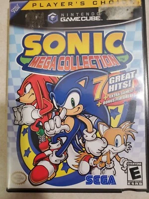 NINTENDO GAME CUBE~SONIC MEGA COLLECTION 7 GREAT HITS~TESTED/WORKS GOOD~VIDEO  - Image 1 of 2