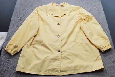 Blazer Chaqueta Mujer Blair 2XL Amarillo Poliéster Manga Larga Cuello Botón Delantero Foto 1 de 4