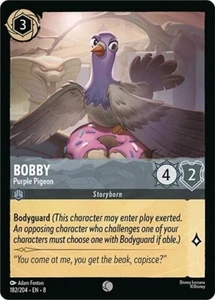 Disney Lorcana Reign of Jafar - 182 Bobby, Purple Pigeon, Common Non Foil - Picture 1 of 1