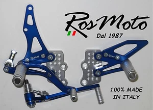 TRITTBRETTER HINTEN REARSETS GSXR 600 2006-2010 BLAU  - Bild 1 von 1