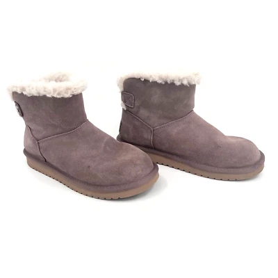 Botas de tornozelo curtas femininas KOOLABURRA by UGG 8 roxo pálido camurça Jordina - Imagem 1 de 4