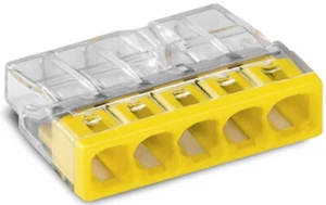 Wago Klemmen 2273-205 Dosenklemme Verbindungsklemmen Klemme 0,5 - 2,5mm² 5-polig - Bild 1 von 3