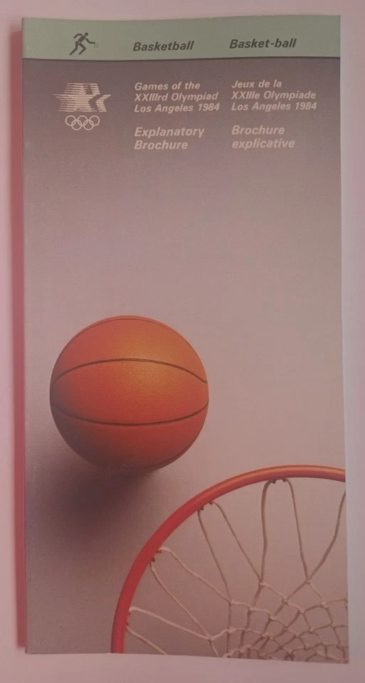 Orig.PRG / Explanatory Guide  Olympic Games LOS ANGELES 1984 - BASKETBALL ! RARE - Image 1 of 1