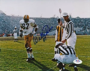 Willie Davis Green Bay Packers HOF 1981 SB I II Auto Signed 8x10 Photo ~ PSA/DNA - Picture 1 of 5