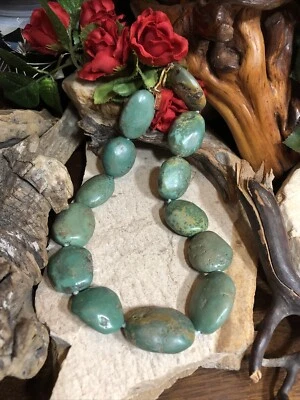 22. Винтажное ожерелье Kenneth Lane Gols цвет зеленый бирюза бисер узловатое 15 дюймов - Изображение 1 из 4