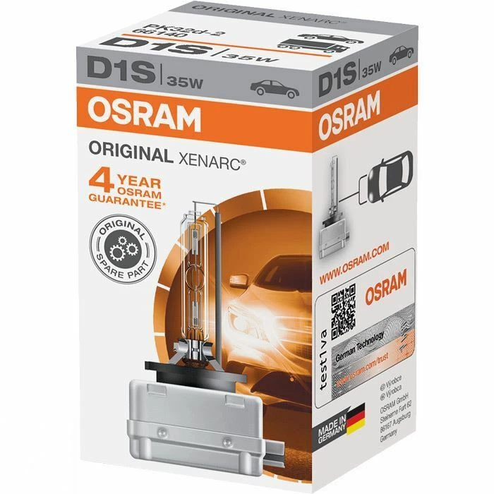 Osram 66140 XENARC ORIGINAL D1S XENON BULB NEW HID 35W Single - Image 1 of 1