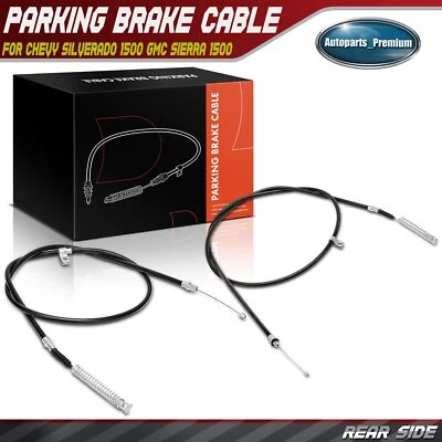 2x Cable de freno de estacionamiento trasero para Chevrolet Silverado 1500 GMC Sierra 1500 99-03 Foto 1 de 4
