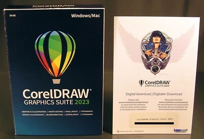 Corel Draw Graphics Suite 2023 Vollversion Win/Mac Box Dauerlizenz OVP NEU - Bild 1 von 4