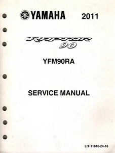Genuine Yamaha Factory Dealer Service Repair Manual Raptor YFM 90 YFM90 2011 - Bild 1 von 2