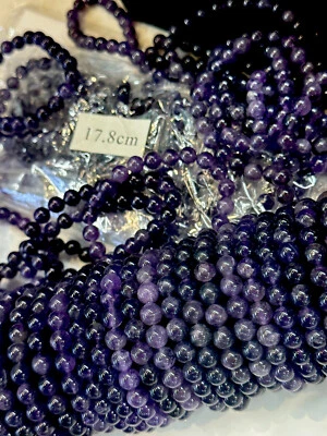 Pulseira de ametista!  Atacado 30 peças presente incrível! Cristal de verdade. - Imagem 1 de 4