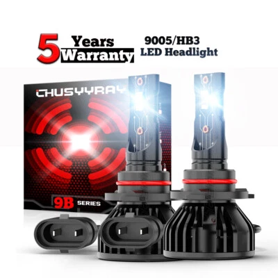 Kit de faros LED 9005 HB3 Plug&Play 6500K para relé SATURN 2005-2007 HighBeam B Foto 1 de 4