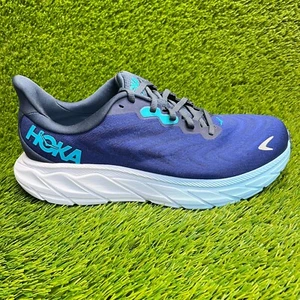 Hoka One One Arahi 6 Mens Size 10.5 Blue White Athletic Running Shoes Sneakers - Picture 1 of 10