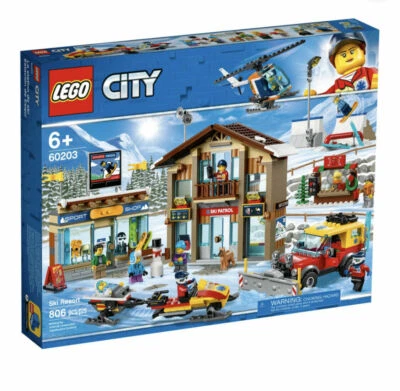 LEGO 60203 City Ski Resort - Retired Set - Brand New In Sealed Box — 第 1/4 张图片