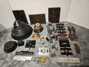 NEW HERMES ENGRAVOGRAPH LOT ENGRAVING JIGS Holding Fixtures Bowls - Picture 1 of 13