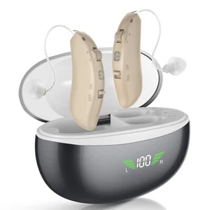 Hearing Aids for Seniors Rechargeable with Noise Canceling, Hearing Amplifier fo - Picture 1 of 7