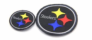 2 X PARCHE BORDADO DE COSTURA DE PITTSBURGH STEELERS NFL 8 X 8, 5 X 5 CM #P029 - Imagen 1 de 1