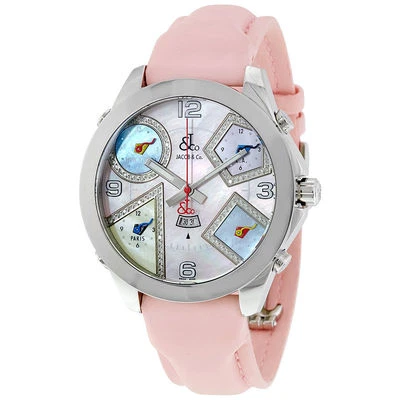 Jacob And Co JCM41DA Five Time Zone 47mm Mother Of Pearl  - Image 1 of 4