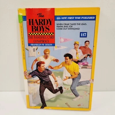 Hardy Boys #117 The Baseball Card Conspiracy PB 1992 1st Printing Book - Image 1 of 4