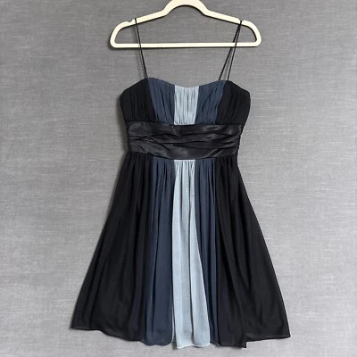 Винтажное платье сарая 8 серый черный скольжения кукла HOCO коктейльное вечеринки 90-х y2k - Изображение 1 из 4