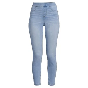 No Boundaries Juniors Pull On Skinny Jeggings Light Wash XXXL (21) - Picture 1 of 4