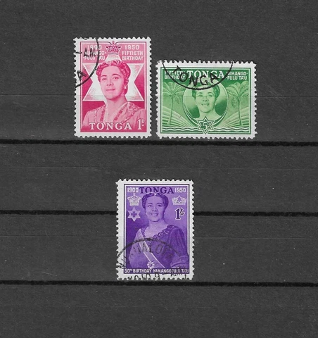 TONGA 1950 SG 92/4 USED Cat £14.50 Cover