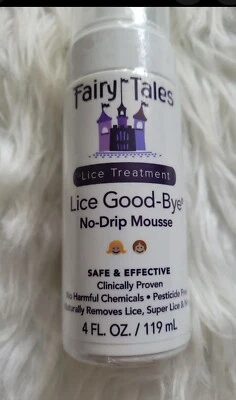 Tratamiento de piojos Fairy Tales LICE GOOD BYE NO DRIP MOUSSE 4 oz 119 ml Foto 1 de 3