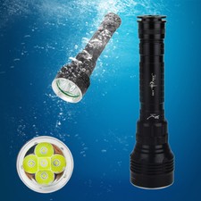 5 Xm-L L2 10000Lm Led Scuba Diving Flashlight Torch Light Lamp Underwater 100m