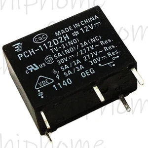 1PC PCH-112D2H 12VDC Power Relay 5A 5Pins - Photo 1/1