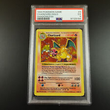 PSA 5 Charizard 4/102 Shadowless Holo Rare Graded Pokemon Card
