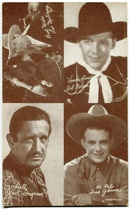 1956 All-Star Cowboys Exhibit - Leo Maloney, Bob Nolan, Jack Ingram, Fred Gilman - Picture 1 of 2