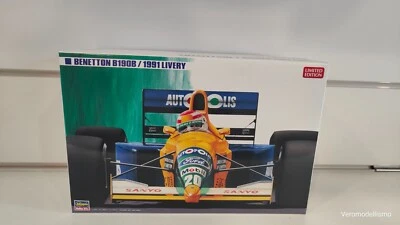 Benetton B190 1991 Piquet - moreno Formula uno modellino 1-24 hasegawa 20713 - Immagine 1 di 3