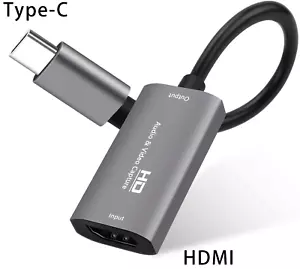 Tarjeta de captura de video HDMI tipo C 4K USB3.1 transmisión en vivo de audio para juegos a Macbook - Imagen 1 de 7