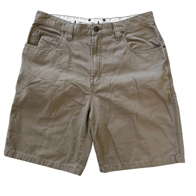 Great Northwest Size 34 (Actual 32x8) Beige Cotton Casual Men's Shorts - Image 1 of 4