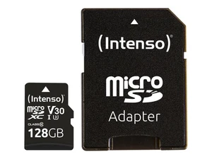 Intenso microSDXC 128GB Class 10 UHS-I Professional Extended Capacity 3433491 - Foto 1 di 3