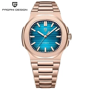 Orologio Uomo Automatico 44MM PAGANI DESIGN 100M Impermeabile Subacqueo Inox NUOVO - Foto 1 di 7