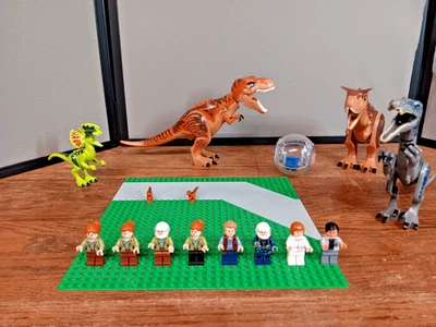 Lego Jurassic World Park Dinosaur Mini figures Lot Bundle Minifigures - image 1 of 4