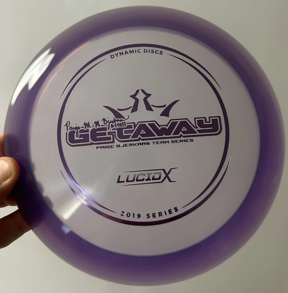 Dynamic Discs Getaway Lucid-X Purple 171g Paige Bjerkaas 2019 Series Disc Golf - Image 1 of 1