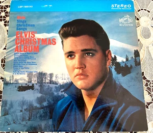 Vintage Elvis Presley Christmas Album LP Vinyl  LSP-1951 Jacket (rare)   014-027 - Picture 1 of 14